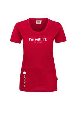Damen T-Shirt I'm with IT